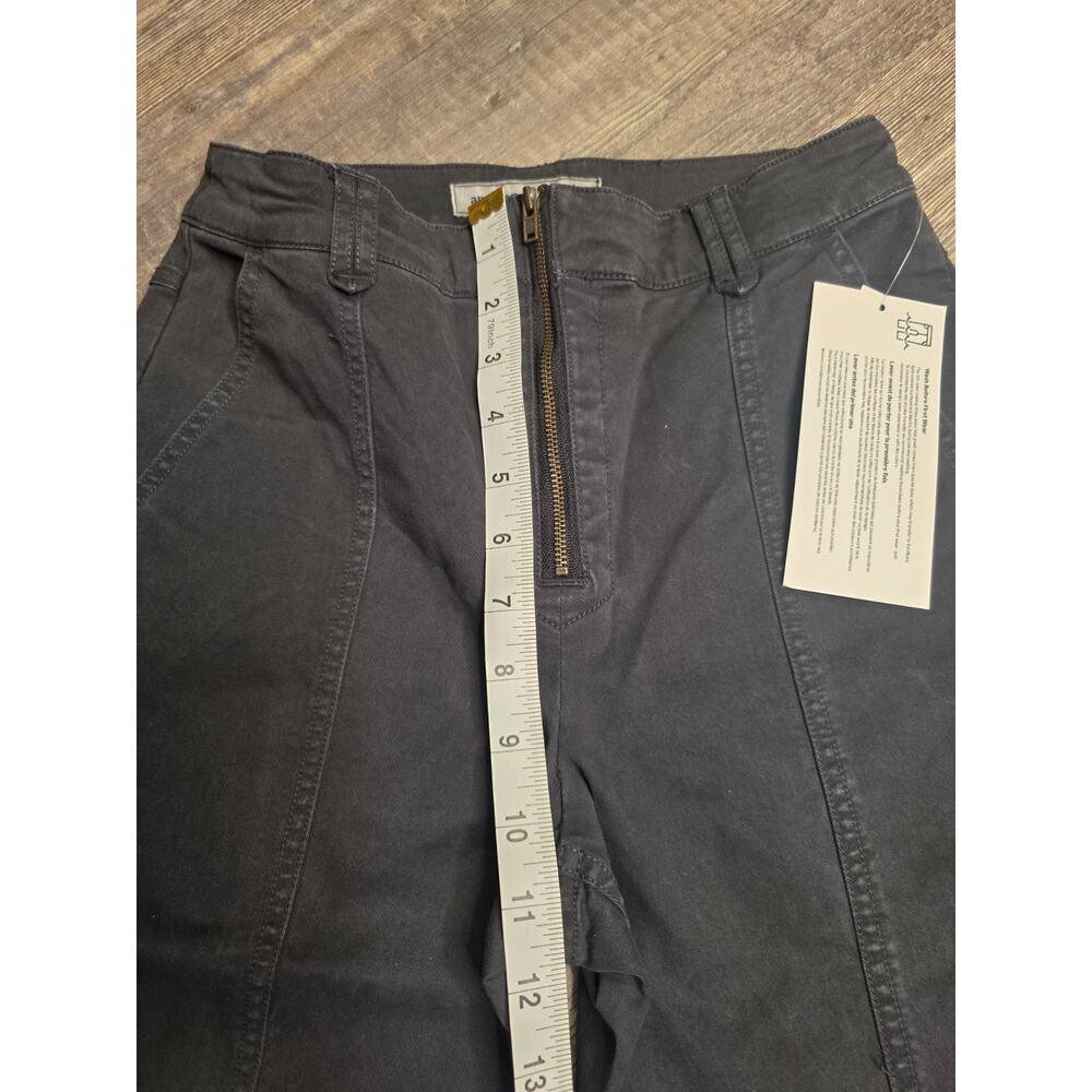 NWT Amazon Essentials Womens Pants Size 2 Black Stretch Exposed Zip Front Seam - Picture 5 of 9
